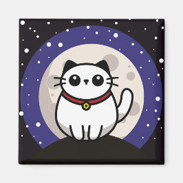 The Cat and The Moon 2025 Magnet