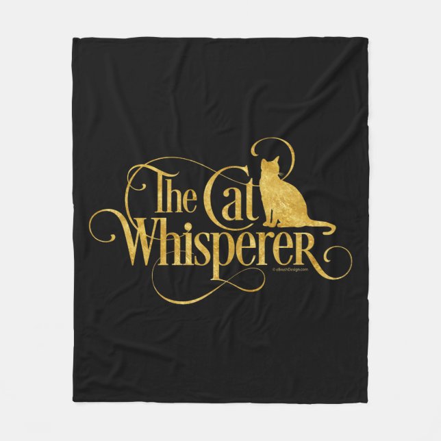 The Cat Whisperer Fleecedecke (Vorderseite)