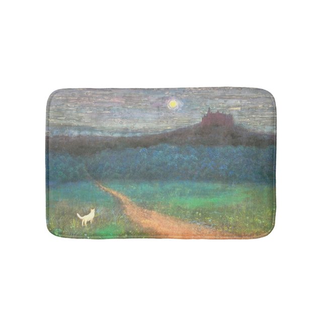 The Cat's Midnight Journey Badematte (Vorderseite)