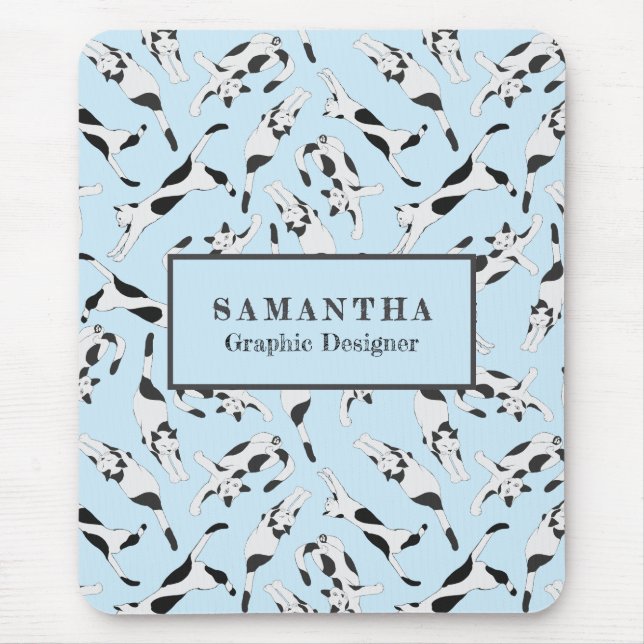 The Cats of cadstudios My Planner Baby Blue Mousepad (Vorne)