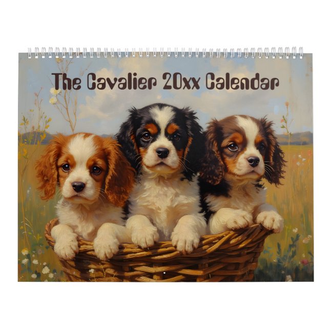 The Cavalier 12 Month Calendar Kalender (Titelbild)