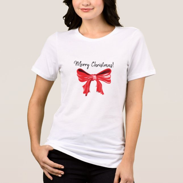 The celebration and joy of Christmas Tri-Blend Shirt (Vorderseite)