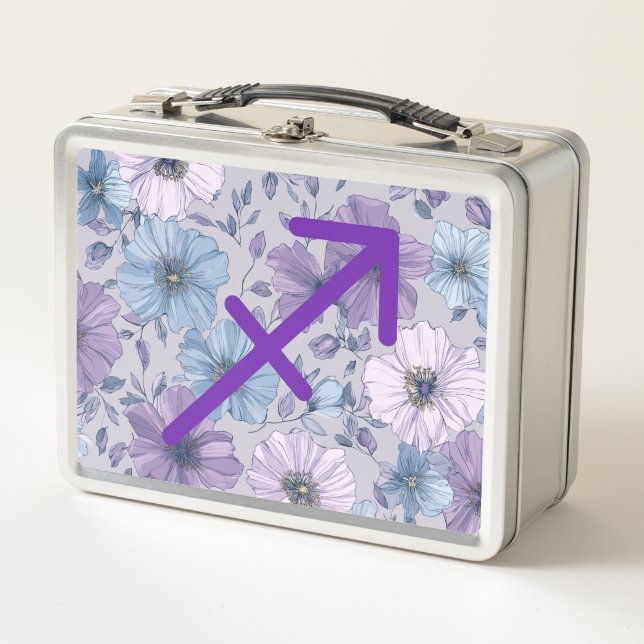 🏹 The Celestial Bloom 🌸Canteen  Metall Brotdose (Vorderseite)