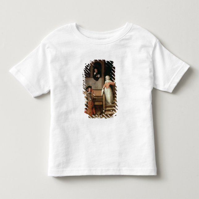 The Cello Player, c.1700 (Öl auf Leinwand) Kleinkind T-shirt (Vorderseite)