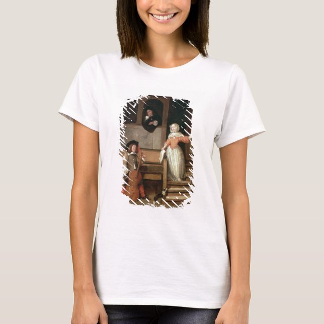 The Cello Player, c.1700 (Öl auf Leinwand) T-Shirt (Vorderseite)