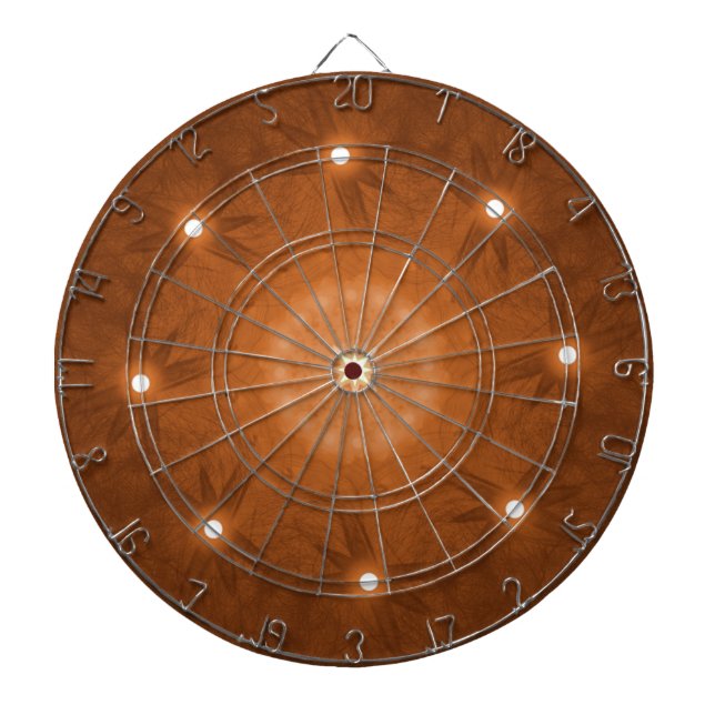 The Central Fire Flower Abstract Dartscheibe (vorne)