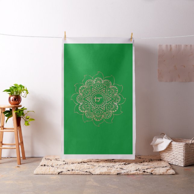 The Chakras Anahata - Fabric Stoff (Beispiel)
