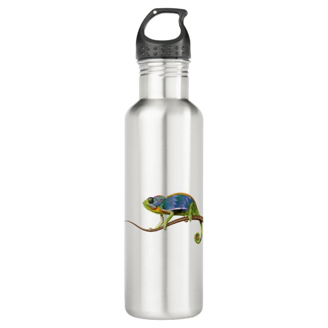 The Chameleon (Colored) Edelstahlflasche (Vorderseite)