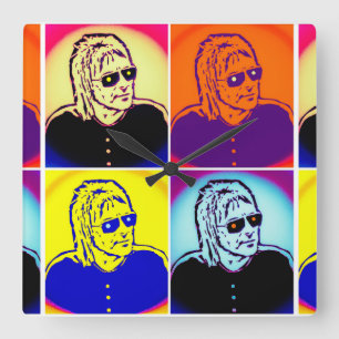 'The Changing Man' Paul Weller Clock Quadratische Wanduhr