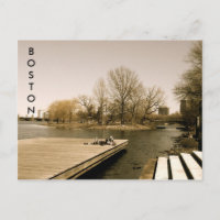 The Charles River Esplanade (sepia)