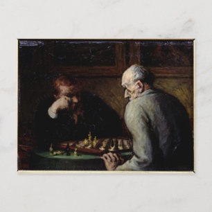 The Chess Players, c.1863-67 Postkarte