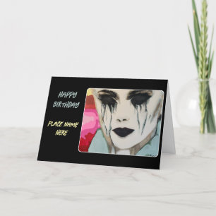 "The Chill" Gemälde auf einem Dankeskarte