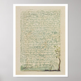 The Chimney Sweeper, Platte 9 recto von "Songs of Poster