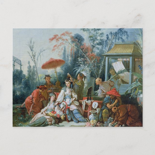 The Chinese Garden, c.1742 Postkarte (Vorderseite)
