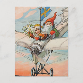 "The Christmas Airplane" von Jenny Nystrom Postkarte
