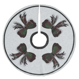 The Christmas Bow - Polyester Weihnachtsbaumdecke