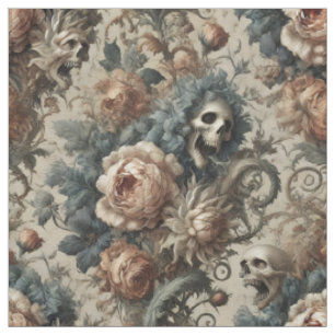 The Chthonic Ossuary - Gothic Statement Tile Stoff