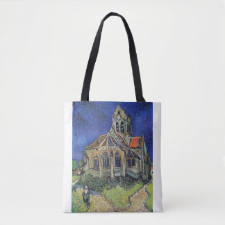 The Church at Auvers 1890 by Vincent van Gogh Tasche