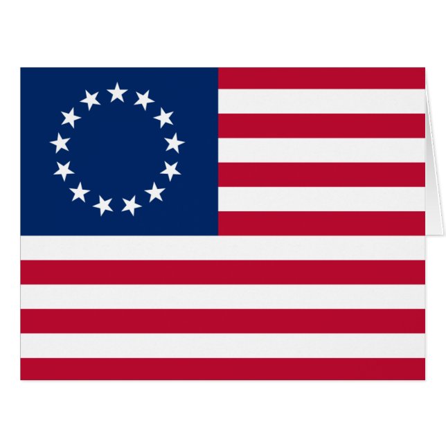 The Circle of Stars, American Flag by Betsy Ross (Vorderseite (Horizontal))