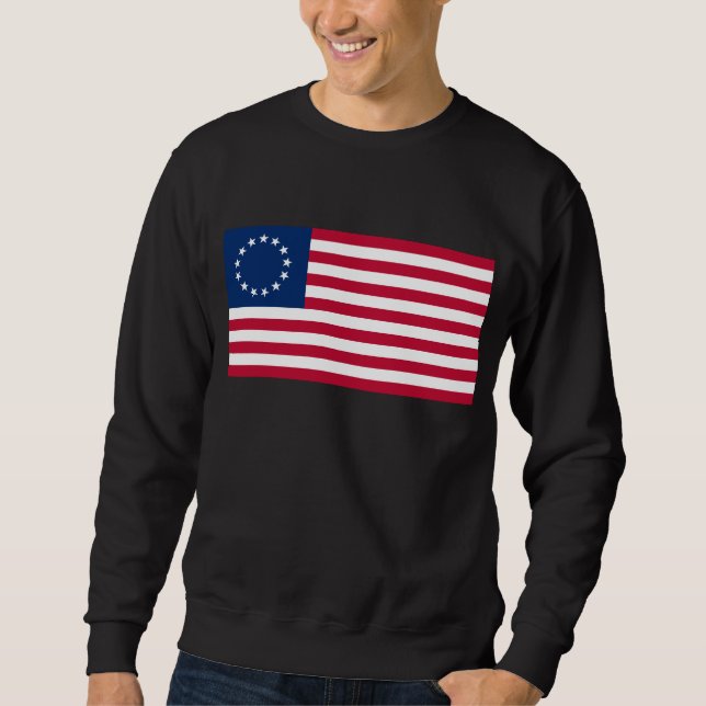 The Circle of Stars, American Flag by Betsy Ross Sweatshirt (Vorderseite)
