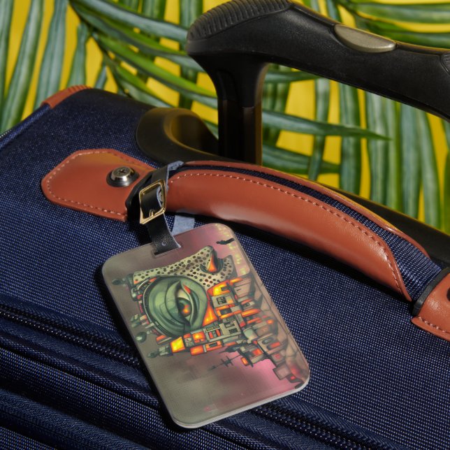 The City Sleeps Gepäckanhänger (Vorderseite Insitu 1)