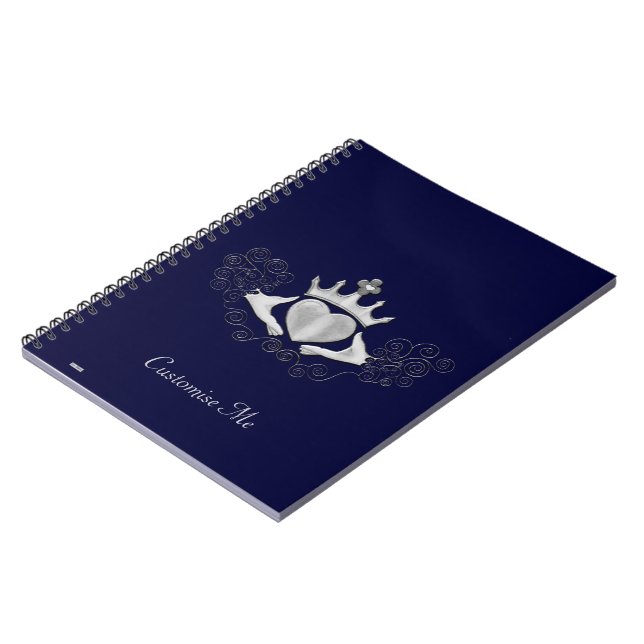 The Claddagh (Silver) Notizblock (Linke Seite)