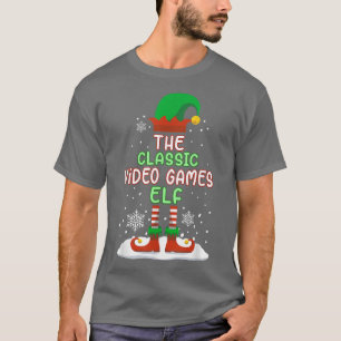 The Classic Video Games Elf Family Matching Christ T-Shirt
