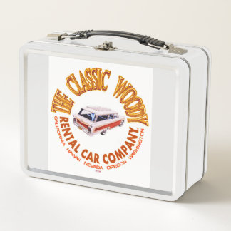 The Classic Woody Rental Car Co. Metal Lunchbox