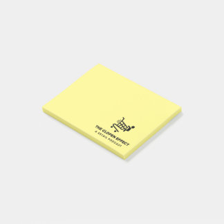 The Clopen Effect - Black Logo Notes Post-it Klebezettel