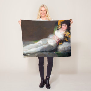 The Clothed Maja, Francisco Goya, 1798-1803 Fleecedecke