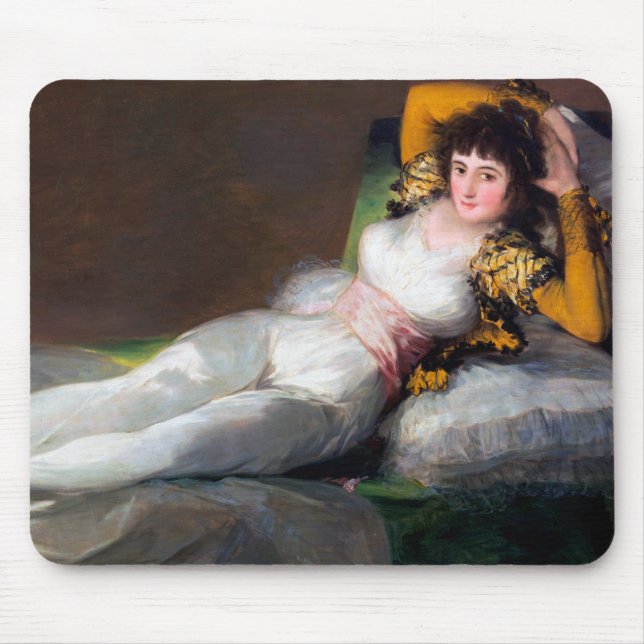 The Clothed Maja, Francisco Goya, 1798-1803 Mousepad (Vorne)