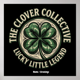 The Clover Collective Vintage Lucky Little Legend Poster