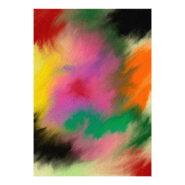 The clown in the rain fotodruck