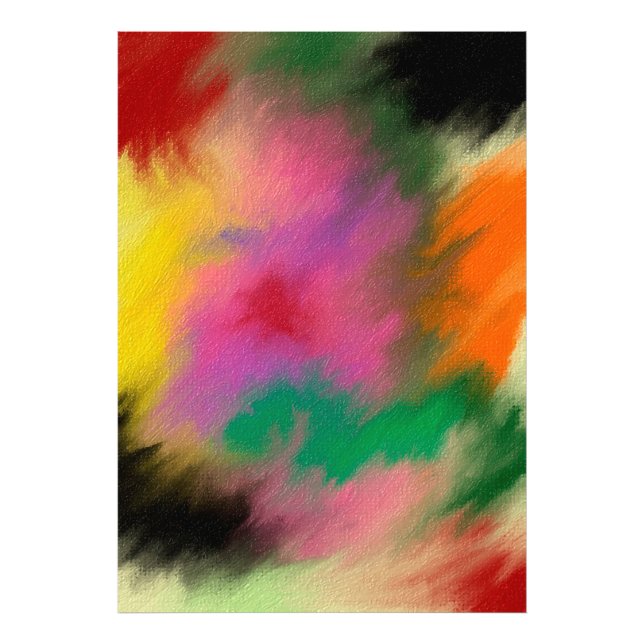 The clown in the rain fotodruck (Vorne)