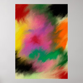 The clown in the rain poster