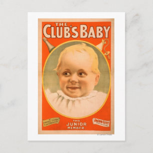 The Club's Baby Theaterplakat Postkarte