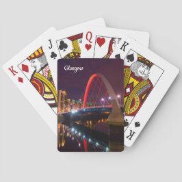 The Clyde Arc, Glasgow, Schottland Spielkarten
