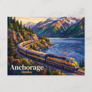 The Coastal Classic (Alaska Railroad) USA Postkarte
