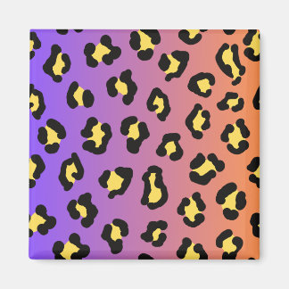 The colorful jaguar magnet