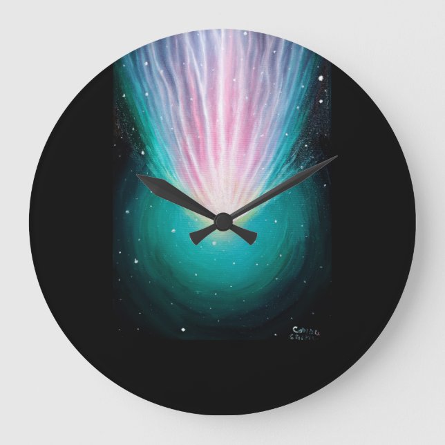 The Comet Leonard Große Wanduhr (Vorderseite)