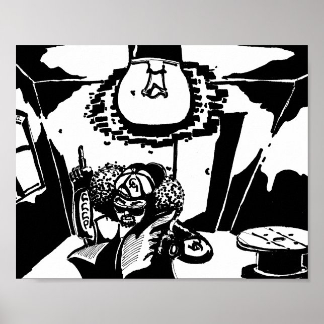 The Communist Corner Noir Poster (Vorne)