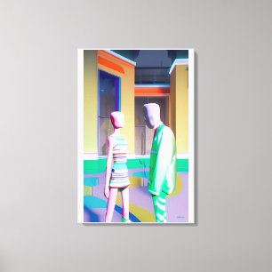The Conversation - Ken Gage Art Leinwanddruck