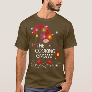 The Cooking Gnome Matching Family Christmas Gnome T-Shirt