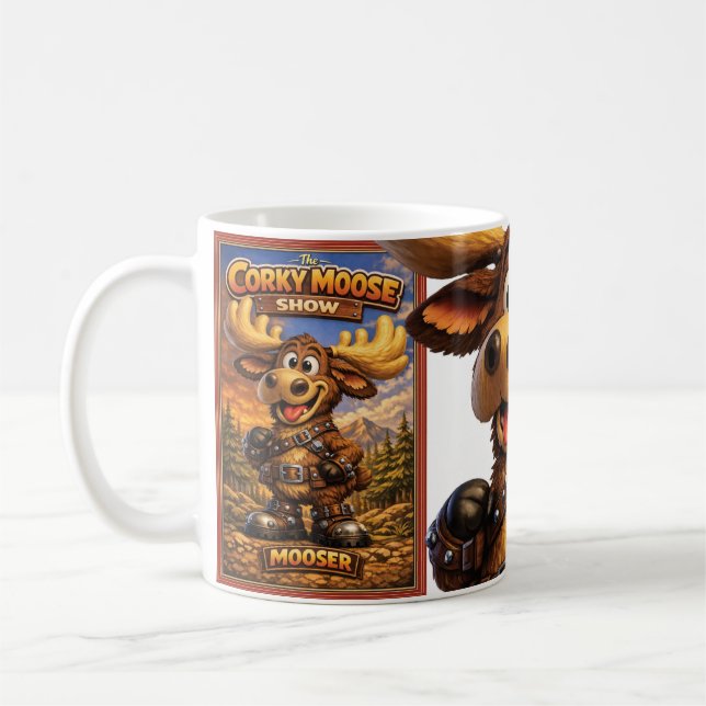 The Corky Moose "Mooser" Kaffeetasse (Links)
