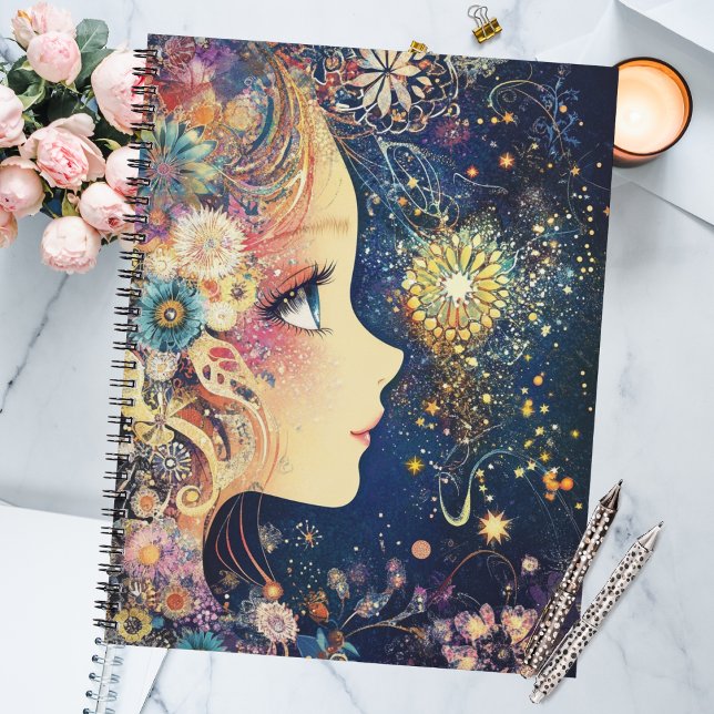 The Cosmic Daydreamer Planer (Whimsical celestial planner)