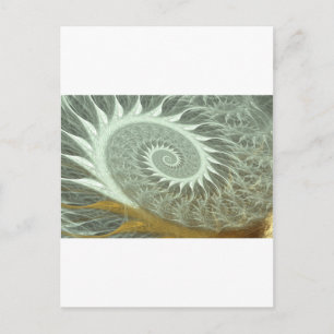 The Cosmic Spiral - Sacred Geometry Golden Spiral Postkarte