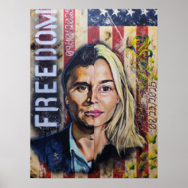 The Cost of Freedom - American Patriot Artwork Poster