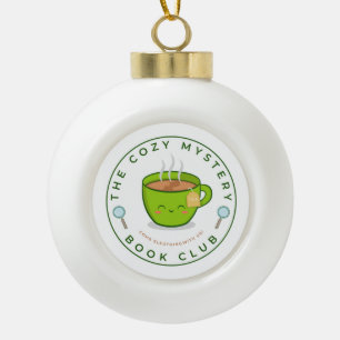 The Cosy Mystery Book Club Keramik Kugel-Ornament