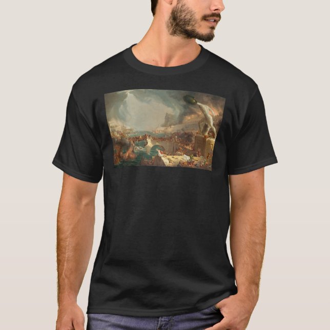 The Course of Empire Destruction (1836) - Thomas C T-Shirt (Vorderseite)