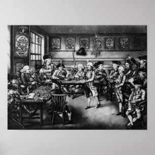 The Court of Equity or Convivial City Meeting Poster